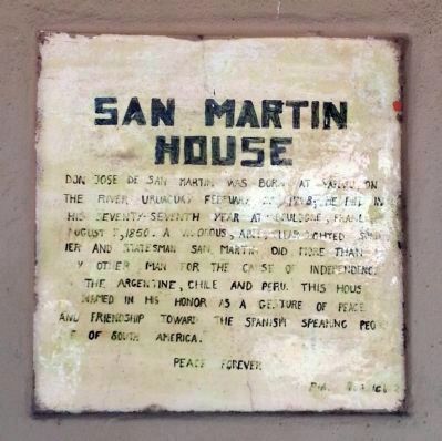 San Martin House image. Click for full size.