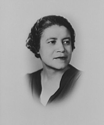 <i>Mrs. Crystal Bird Fauset, Special Assistant, Office of Civilian Defense</i>. Click for full size. <i>Mrs. Crystal Bird Fauset, Special Assistant, Office of Civilian Defense</i> image. Click for full size.