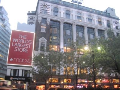 Macy's Department Store Marker. Click for full size. Macy's Department Store Marker image. Click for full size.