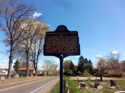 Pennepack Baptist Church Marker image. Click for full size.