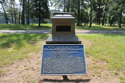 Battery C, 1st Ohio Light Artillery Marker image. Click for full size.