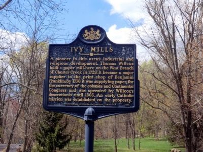 Ivy Mills Marker image. Click for full size.