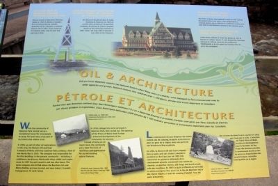 Oil & Architecture Marker. Click for full size. Oil & Architecture Marker image. Click for full size.
