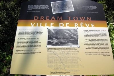 Dream Town Marker image. Click for full size.