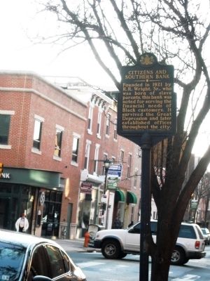 Citizens and Southern Bank Marker image. Click for full size.