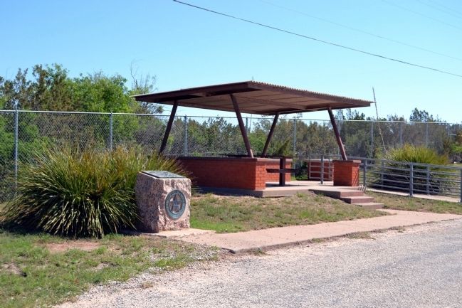 Coke County Marker at Roadside Picnic Area image. Click for full size.