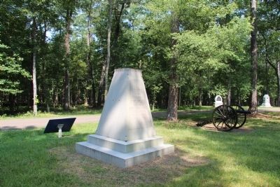 Battery D, 1st Michigan Light Artillery Marker. Click for full size. Battery D, 1st Michigan Light Artillery Marker image. Click for full size.