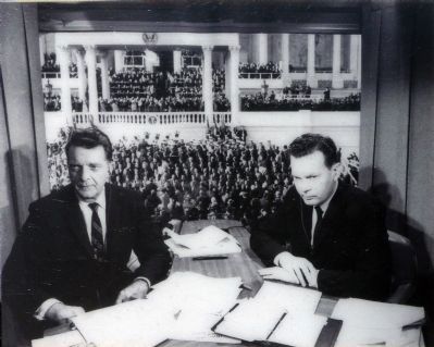 Huntley and Brinkley. Click for full size. Huntley and Brinkley image. Click for full size.