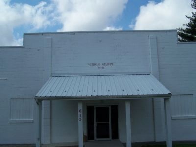 The Veterans Memorial Building, home of American Legion Post 266. Click for full size. The Veterans Memorial Building, home of American Legion Post 266 image. Click for full size.