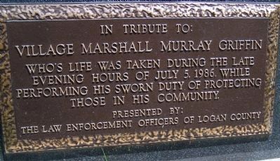 Village Marshall Murray Griffin Marker image. Click for full size.