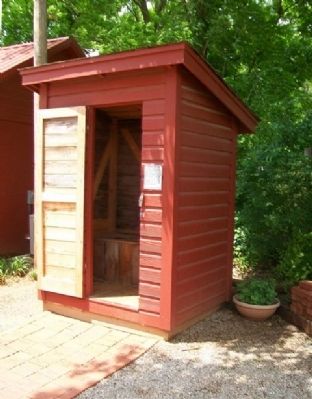 Everybody Had One Outhouse and Marker. Click for full size. Everybody Had One Outhouse and Marker image. Click for full size.