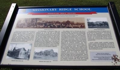 Missionary Ridge School Marker image. Click for full size.
