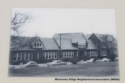 Missionary Ridge School Marker. Click for full size. Missionary Ridge School Marker image. Click for full size.