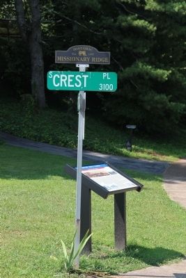Missionary Ridge School Marker. Click for full size. Missionary Ridge School Marker image. Click for full size.