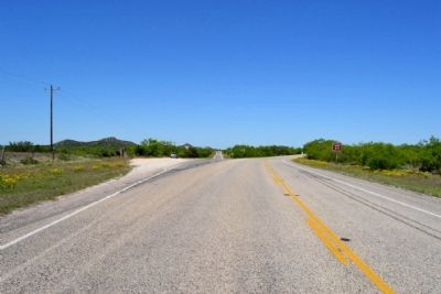 View to West Towards Intersection of<br>State Highway 208 and Ranch to Market Road 1672. Click for full size. View to West Towards Intersection of<br>State Highway 208 and Ranch to Market Road 1672 image. Click for full size.
