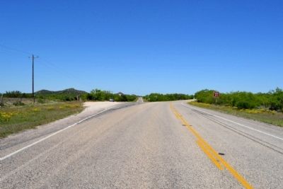 View to West Towards Intersection of<br>State Highway 208 and Ranch to Market Road 1672. Click for full size. View to West Towards Intersection of<br>State Highway 208 and Ranch to Market Road 1672 image. Click for full size.