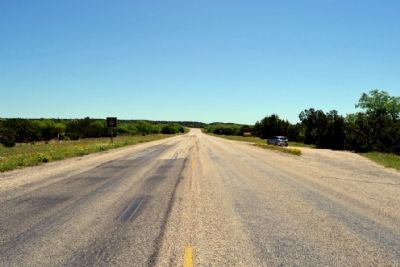 View to Southeast on State Highway 158. Click for full size. View to Southeast on State Highway 158 image. Click for full size.