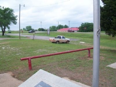 View toward OK Rt 66 from Veterans Memorial. Click for full size. View toward OK Rt 66 from Veterans Memorial image. Click for full size.