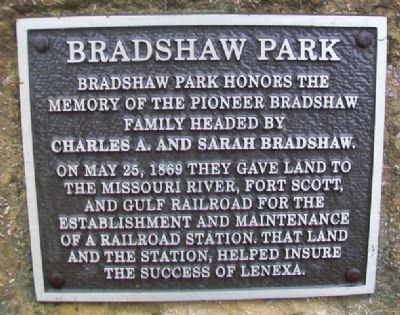 Bradshaw Park Marker image. Click for full size.