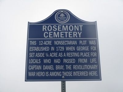 Rosemont Cemetery Marker image. Click for full size.