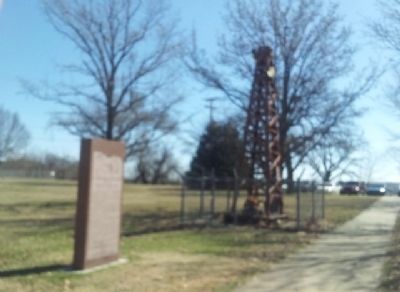 Oil in the Osage Indian Nation and the "Million Dollar Elm" Marker image. Click for full size.