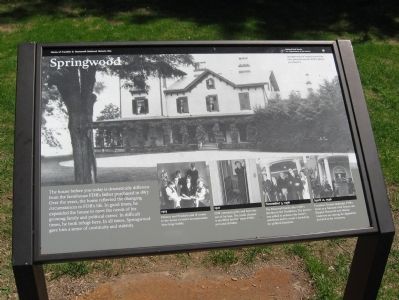 Springwood Marker image. Click for full size.