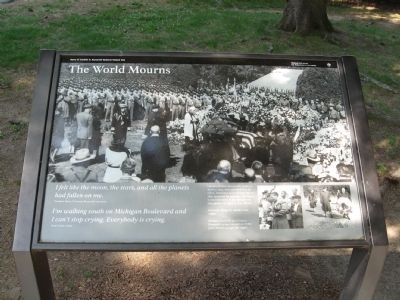 The World Mourns Marker image. Click for full size.