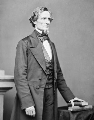 Jefferson Davis, President of the Confederate States of America image. Click for full size.