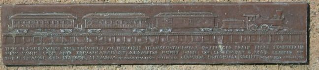 The 1st Transcontinental Railroad Main Marker image. Click for full size.