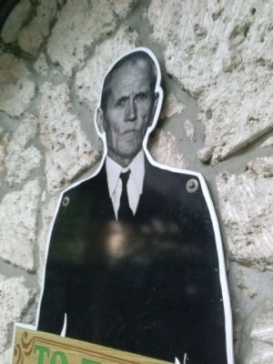 Edward (Ed) Leedskalnin, builder of Coral Castle image. Click for full size.