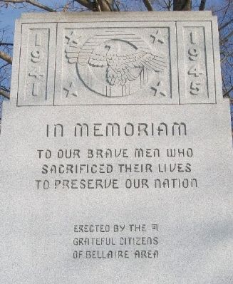 World War II Memorial Dedication. Click for full size. World War II Memorial Dedication image. Click for full size.