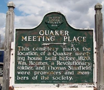 Quaker Meeting Place Marker image. Click for full size.