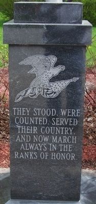 Rosewood Veterans Memorial Marker. Click for full size. Rosewood Veterans Memorial Marker image. Click for full size.