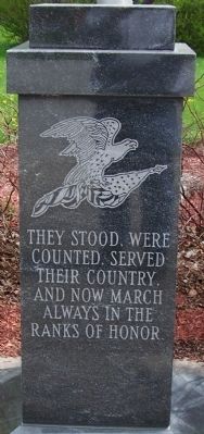 Rosewood Veterans Memorial Marker image. Click for full size.