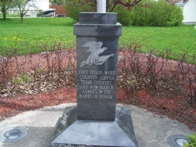 Rosewood Veterans Memorial Marker. Click for full size. Rosewood Veterans Memorial Marker image. Click for full size.