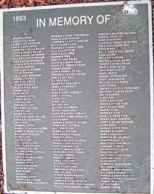 Rosewood Veterans Memorial Marker image. Click for full size.