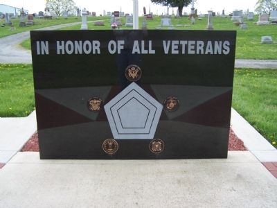 DeGraff, Ohio Veterans Memorial Marker. Click for full size. DeGraff, Ohio Veterans Memorial Marker image. Click for full size.