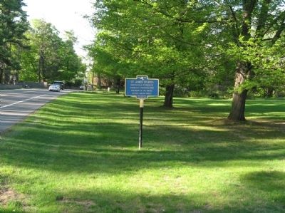 St. James Church Marker. Click for full size. St. James Church Marker image. Click for full size.