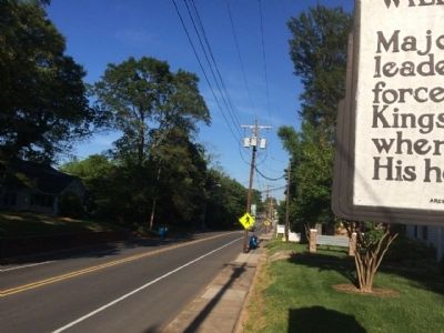 View from marker looking east on Catawba Street. image. Click for full size.