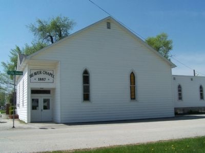 Beaver Chapel Church Marker image. Click for full size.