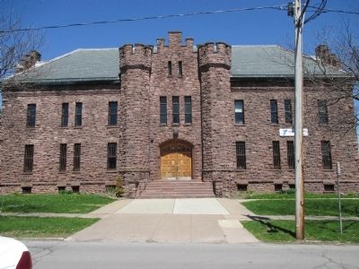 Medina Armory & Marker. Click for full size. Medina Armory & Marker image. Click for full size.