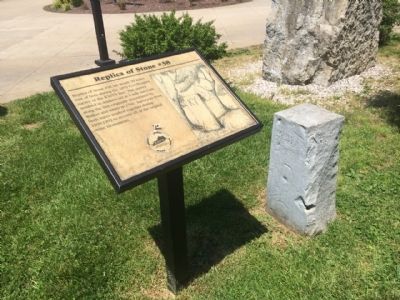 Replica Stone & Marker. Click for full size. Replica Stone & Marker image. Click for full size.
