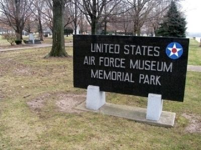NMUSAF Memorial Park Sign image. Click for full size.