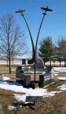 2nd Fighter Squadron, 52nd Fighter Group Monument image. Click for full size.