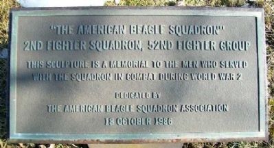2nd Fighter Squadron, 52nd Fighter Group Marker. Click for full size. 2nd Fighter Squadron, 52nd Fighter Group Marker image. Click for full size.