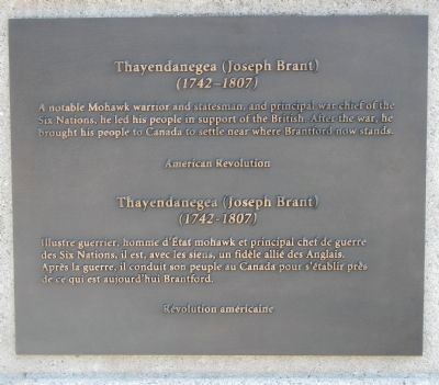 Thayendanegea (Joseph Brant) Marker image. Click for full size.