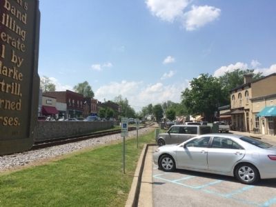 View west on East Main Street. image. Click for full size.