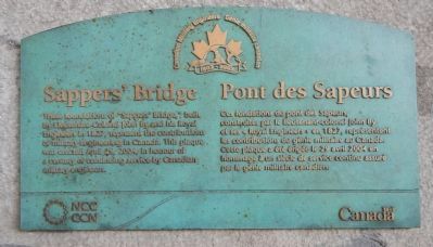 Sappers Bridge Marker image. Click for full size.