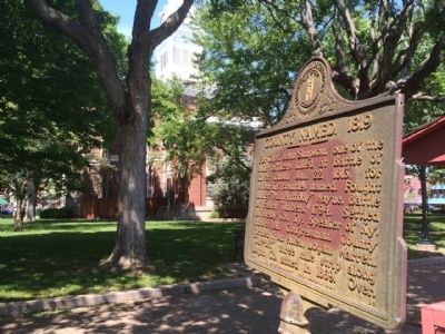View of Courthouse & Marker.. Click for full size. View of Courthouse & Marker. image. Click for full size.