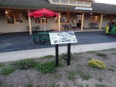 Local Railway Led the Way to America's Salad Bowl. Marker - Wide View. Click for full size. Local Railway Led the Way to America's Salad Bowl. Marker - Wide View image. Click for full size.